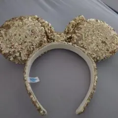 ディズニー　ミニー　 スパンコール　カチューシャ