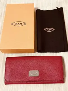 TOD'S トッズ 長財布 レッド 新品のサムネイル