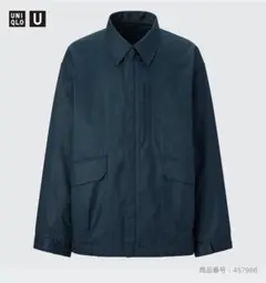 UNIQLO U オーバーサイズユーティリティジャケット　ネイビー