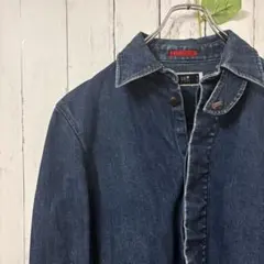 23区 SPORT 2WAY スタンドカラー デニムジャケット 濃紺 Lサイズのサムネイル