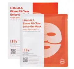 12枚ララピール Biome Fit Clear Embo Gel Mask バイオムフィットクリアゲルマスク | Bellute Online Shop