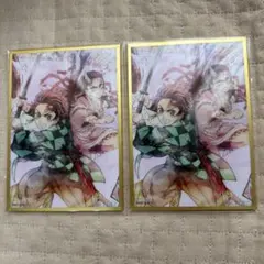 鬼滅の刃 ツキイチくじ アクリル色紙 炭治郎、ねずこ