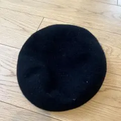 MOUSSY 黒 ベレー帽 フリーサイズ