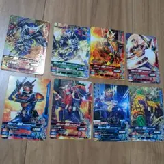 仮面ライダー鎧武　ガンバライジング トレーディングカードセット 8枚
