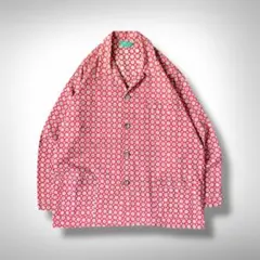 【80’s~EURO VINTAGE】総柄パジャマシャツ M