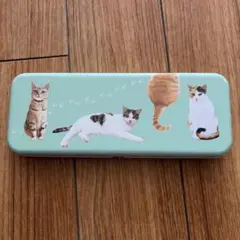 メリーチョコレート 猫 空き缶