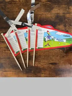ゴルフ　ニアピン旗　4枚セット