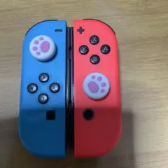 Nintendo Switch ジョイコン 青と赤 スティックカバー付き1