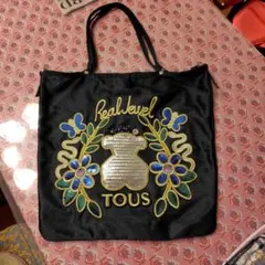 TOUS トートバッグ Real Jewel 刺繍 スパンコールのサムネイル