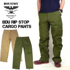 HOUSTON ヒューストン カーゴパンツ ミリタリーパンツのサムネイル