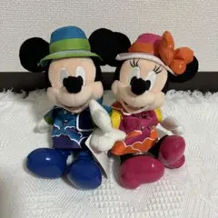 値下げ！ミッキー＆ミニー カッパ ペアぬいぐるみ（マグネット入り／タグ付き）