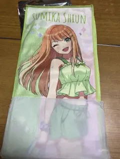 紫雲清夏 学園アイドルマスター（学マス） 極楽湯コラボ タオル コースターセット