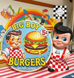 ビッグボーイ⑨ ブリキ看板 BIGBOY アルミ看板　アメリカン雑貨
