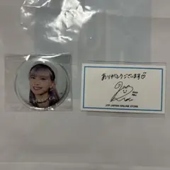 Niziuまゆか缶バッジ&りくJYPオンラインストアサインカード