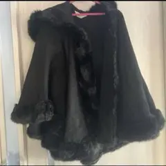 GUILDHOUSE コート　マント　アンゴラ　ファー　ケープ　ポンチョ　アウタ