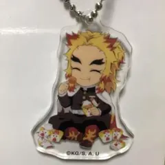 【未使用美品】鬼滅の刃　煉獄杏寿郎 アクリルキーホルダー ローソン限定