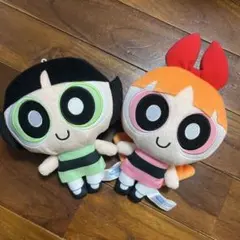 バターカップ　ブロッサム　パワーパフガールズ　マスコット　ぬいぐるみ