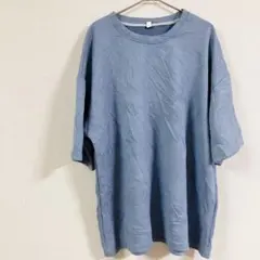 即購入OK✨Lサイズ ブルー Tシャツ メンズ