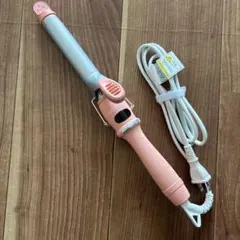 SALONIA セラミックカールヘアアイロン 25mmピンク