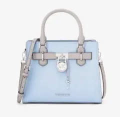 新品　マイケルコース 水色とグレーの2wayショルダーバッグ