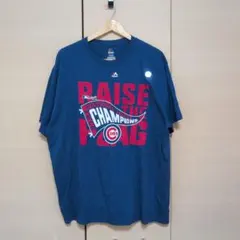 美品　Majestic MLB シカゴ・カブス Tシャツ ブルーXL
