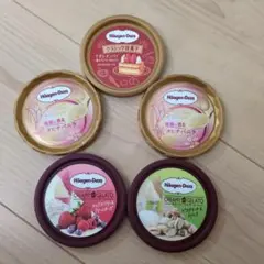ハーゲンダッツ 空カップ 蓋 5個セットのサムネイル