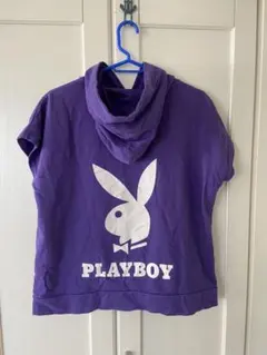PLAYBOY 紫色 Mサイズ パーカー