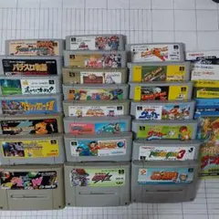 【動作確認未】【ジャンク品】スーパーファミコン　ソフト　22本　まとめ売り