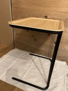 【無印良品】スチールトレースタンド（木製トレー付）