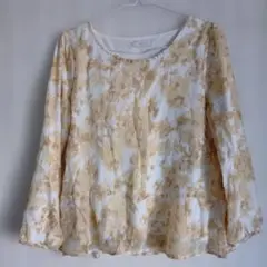 anySiS 花柄 長袖ブラウス
