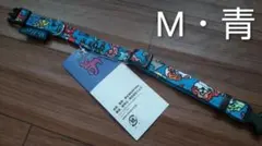 Mr.Mac 미디엄 강아지 목걸이 (미디엄, 블루)