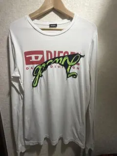 DIESEL 刺繍ロゴ ロングスリーブTシャツ　長袖