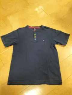 トミー・ヒルフィガー TOMMY HILFIGER 紺 Tシャツ メンズ S