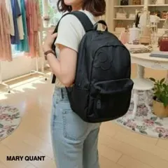 ★MARY QUANT★リュック★ライトラインデイジーリュック★黒★完売品★
