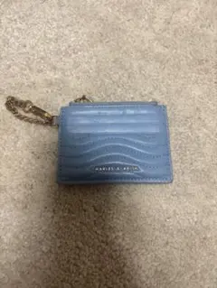 CHARLES & KEITH ブルー カードケース