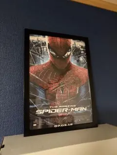 スパイダーマン spider man ポス ター　海外ポスター　【額縁付き】