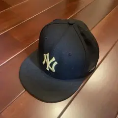 【美品】ニューエラ 59FIFTY ニューヨーク・ヤンキース ブラック×ゴールド