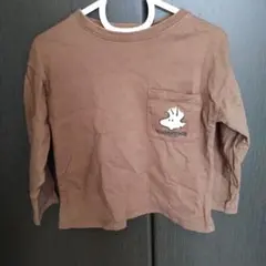 ベビー 長袖Tシャツ ブラウン スヌーピーのサムネイル