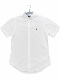 Ralph Lauren シアサッカー 半袖ボタンダウンシャツ Mのサムネイル
