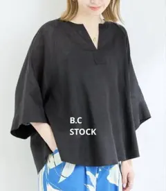 ◇新品◇Munich ミューニック フレンチリネンギャザーブラウス 黒 タグ 