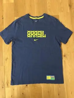 Nike Tシャツ BRASIL ネイビー　Ｌサイズ