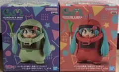 【新品、未開封】ガンダム45周年×初音ミク フィギュア 2種セット