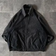 00s NAUTICA ドリズラージャケット 黒 XL A448 裏地チェックのサムネイル