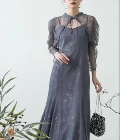 レースボレロ ドレス