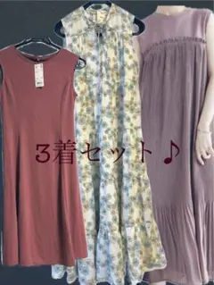 ☆ノースリーブワンピース☆3点セット♪