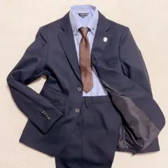 美品　jommjomm スーツセット　160cm 男の子 ネイビー　ブラウン