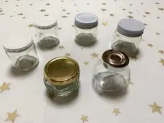 ガラス製空き瓶6個セット