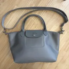 LONGCHAMP プリアージュ 2wayバッグ グレー S