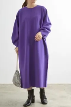 アダムエロペ　パープルワンピース