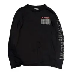 Calvin Klein ロゴプリント ロングスリーブTシャツ ブラック 長袖のサムネイル